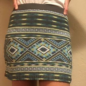 Tribal Print Skirt